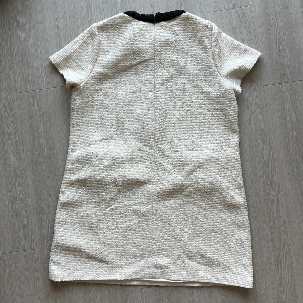 Tuckernuck Jackie Dress Womens XXL Cream Tweed Short Sleeve - Picture 5 of 16